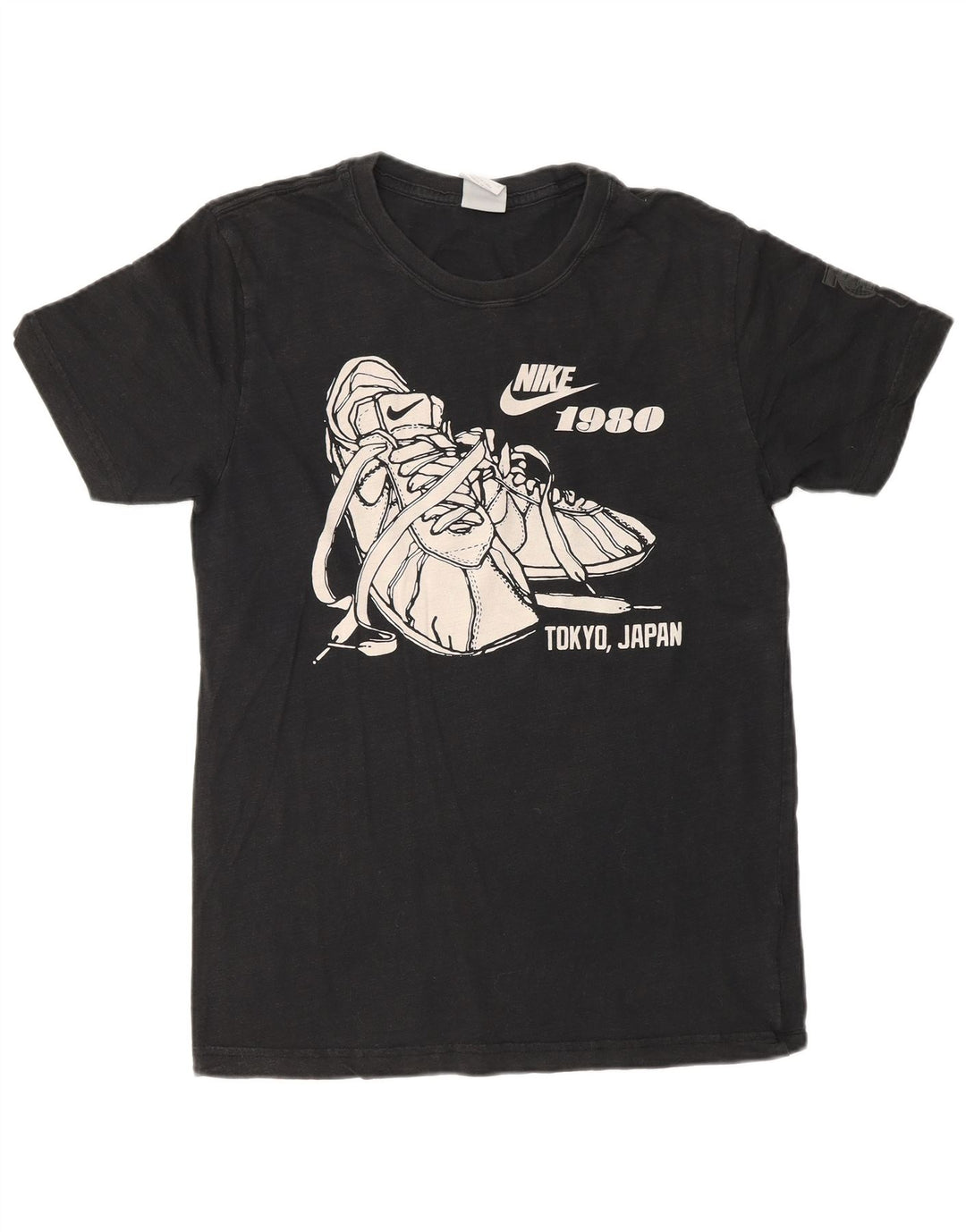 Nike Muška majica kratkih rukava srednje veličine crni pamuk