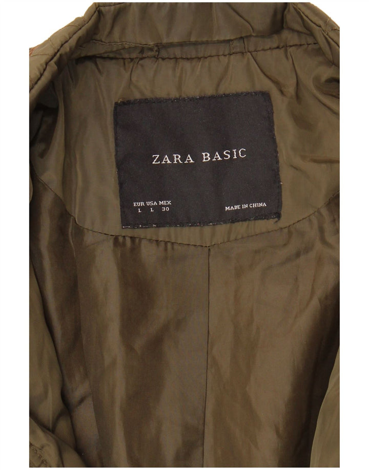 Zara ženska vojna prošivena jakna UK 16 Large kaki