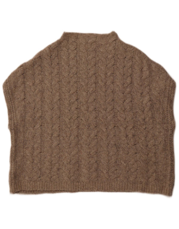 WHITE STUFF Ženska majica bez rukava s velikim ovratnikom UK 16 Velika siva