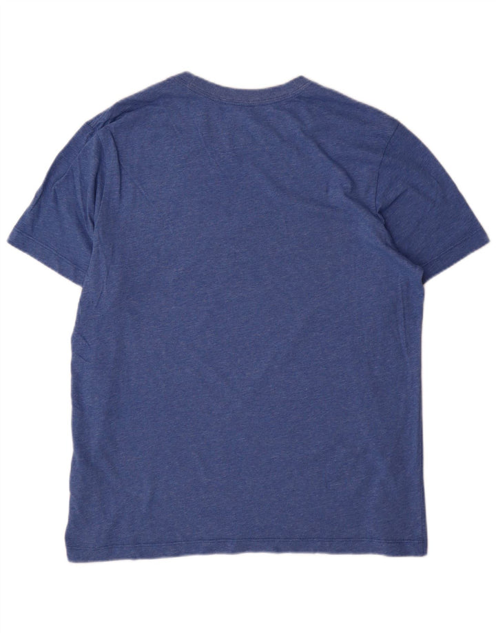 Nike Dri Fit majica kratkih rukava Srednje plavi flekasti pamuk