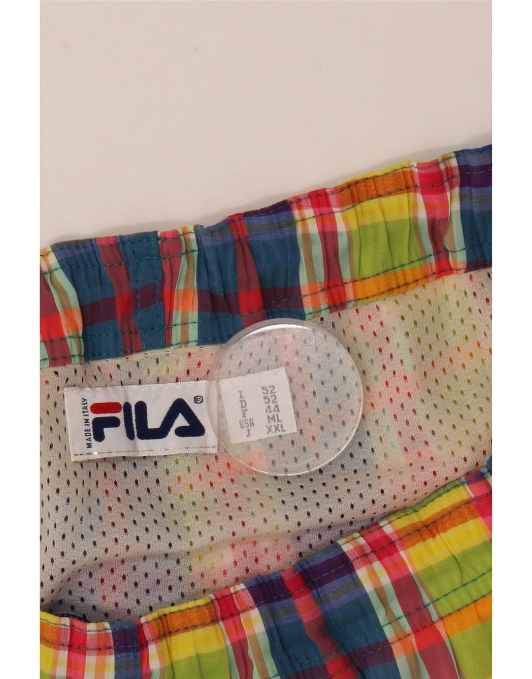 Fila muške kratke hlače za plivanje IT 52, veliki šareni karo