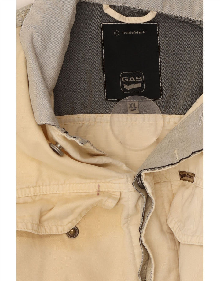 GAS Ženska traper jakna UK 18 XL Off White Colourblock