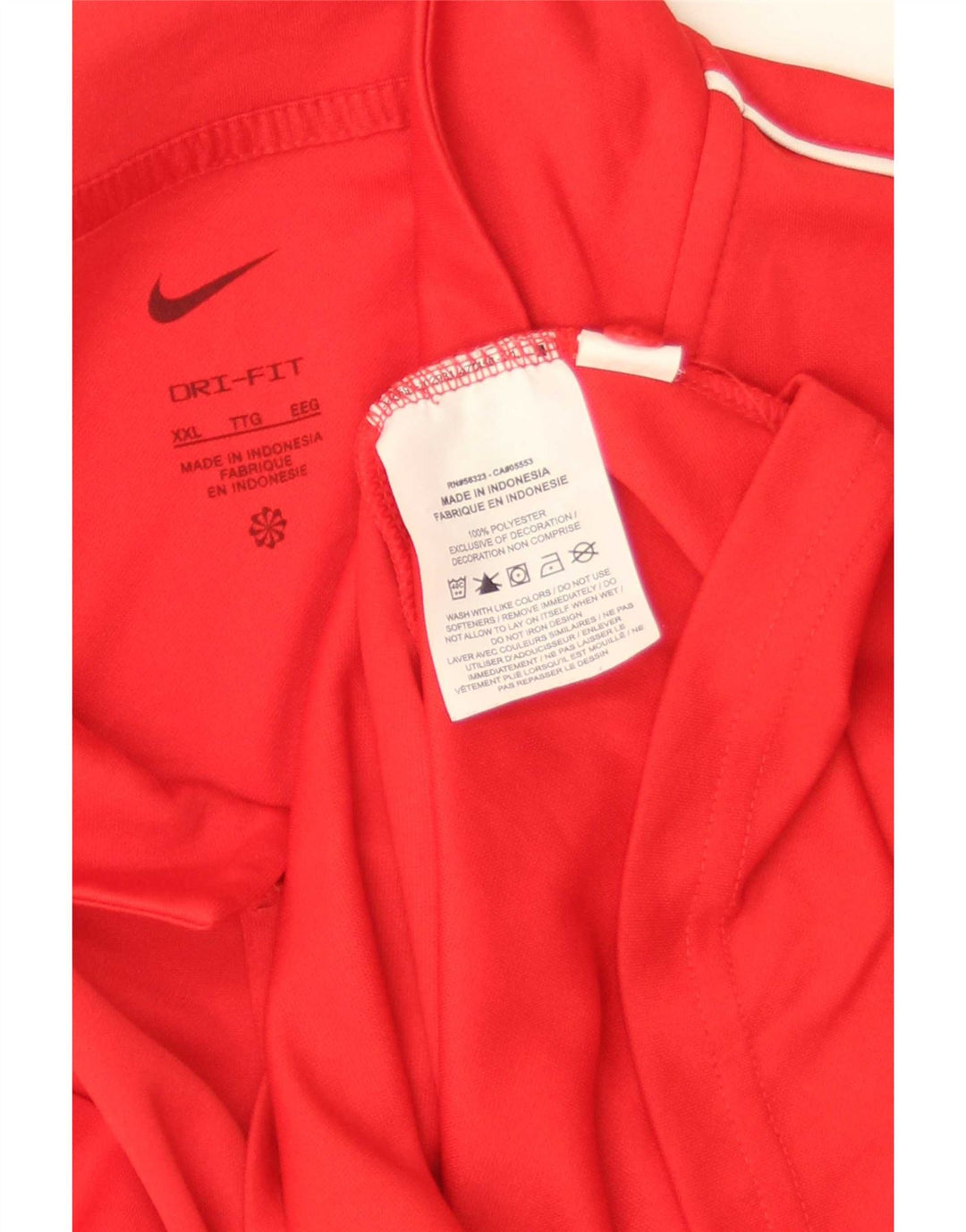 Nike muška Dri Fit polo majica 2XL crvena poliester