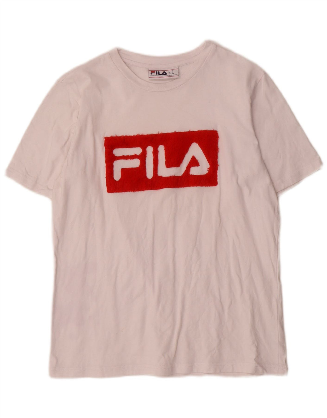 Fila Ženska majica kratkih rukava s grafičkim motivima UK14 Srednje bijeli pamuk