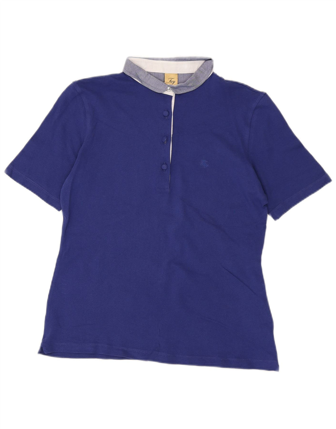 Fay ženska polo majica UK 14 veliki plavi pamuk