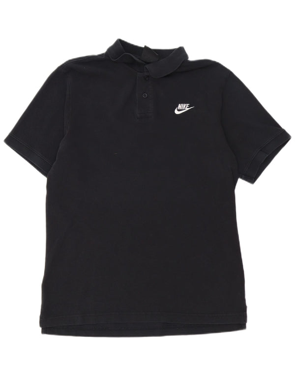 NIKE muška polo majica srednje crne pamučne boje