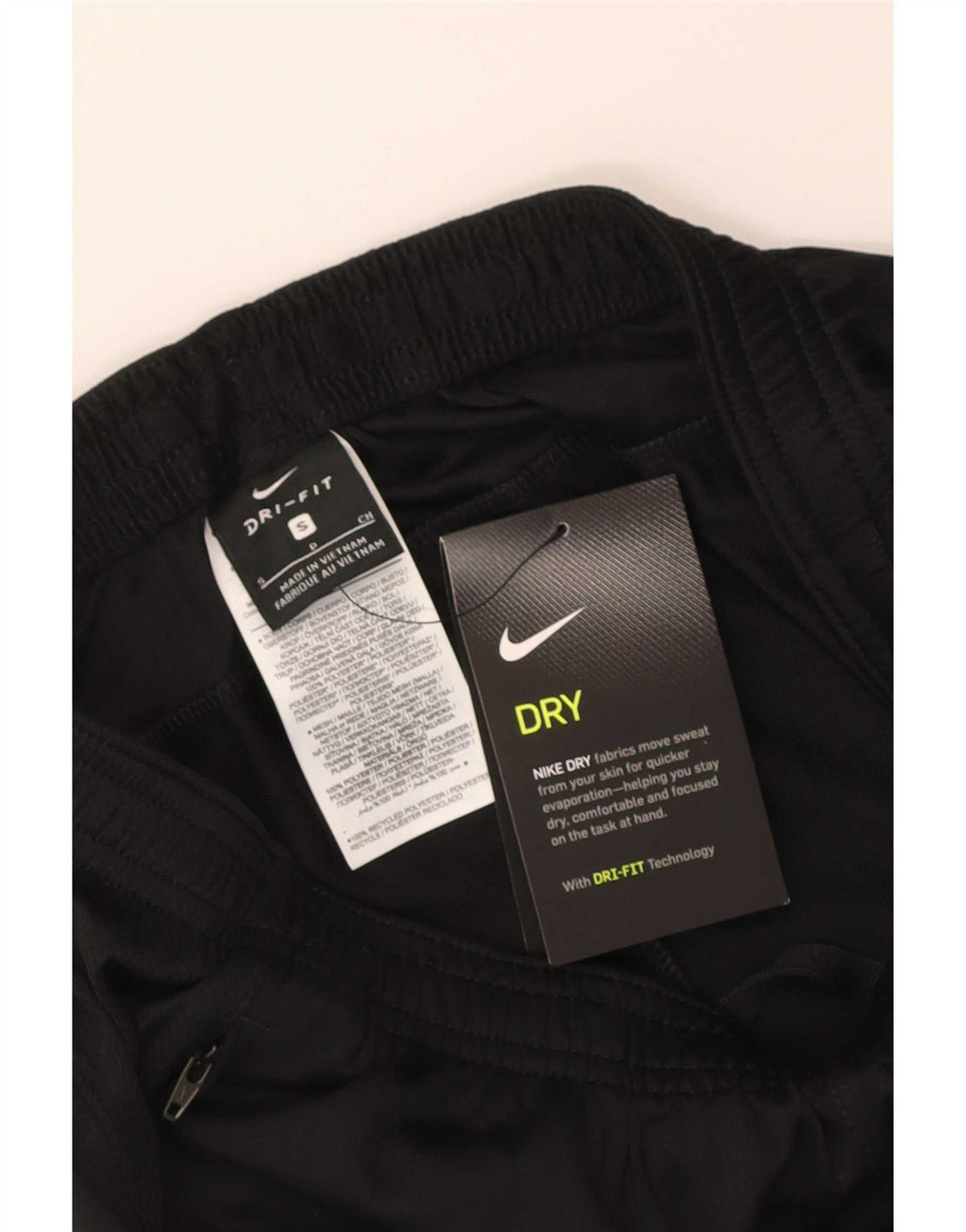 Nike muške Dri Fit hlače za trenirku male crne poliesterske