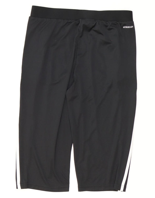 Adidas Boys Aeroready Bermuda kratke hlače 15-16 godina crne poliesterske