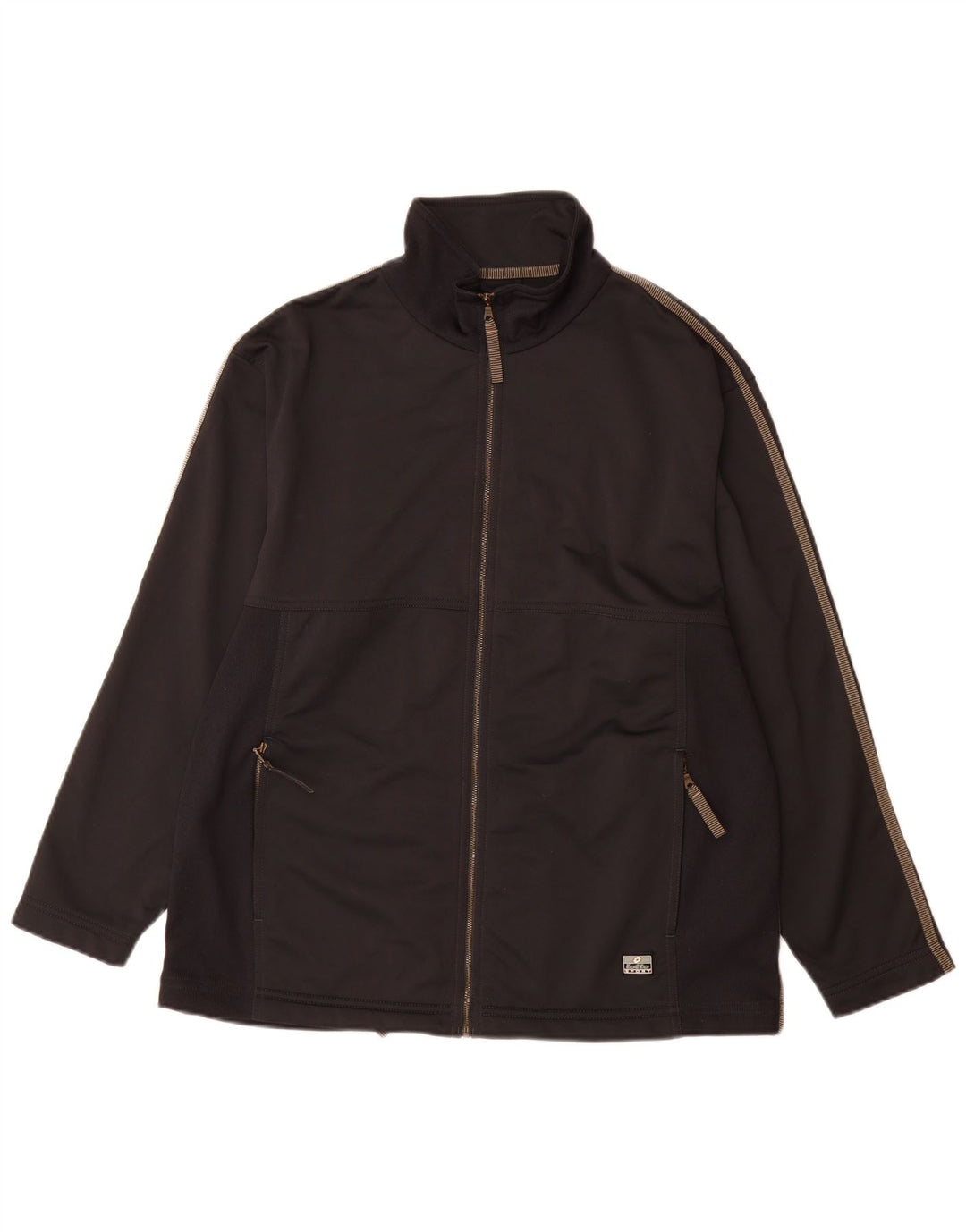 LOTTO muška gornja jakna trenirke, veliki crni poliester