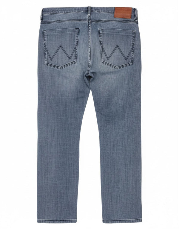 Wrangler ženske ravne traperice Arizona W35 L32 plavi pamuk