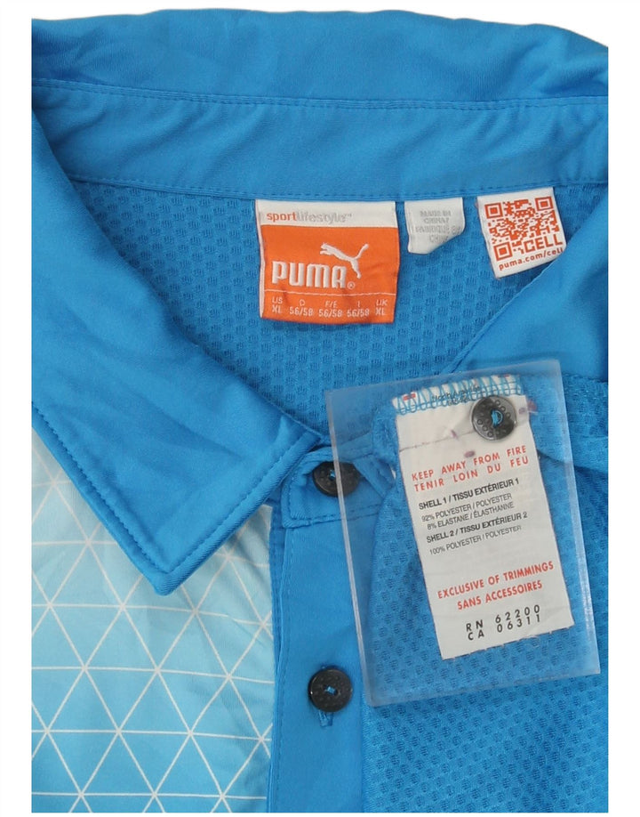 PUMA muška polo majica XL poliester plave boje