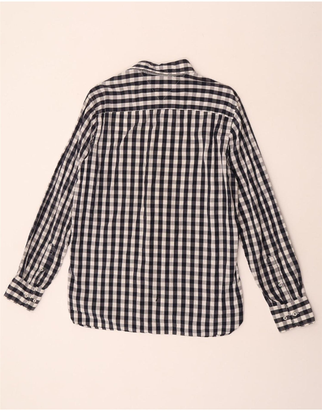 Tommy Hilfiger muška košulja prilagođenog kroja veličina 15 1/2 16 srednje plava gingham