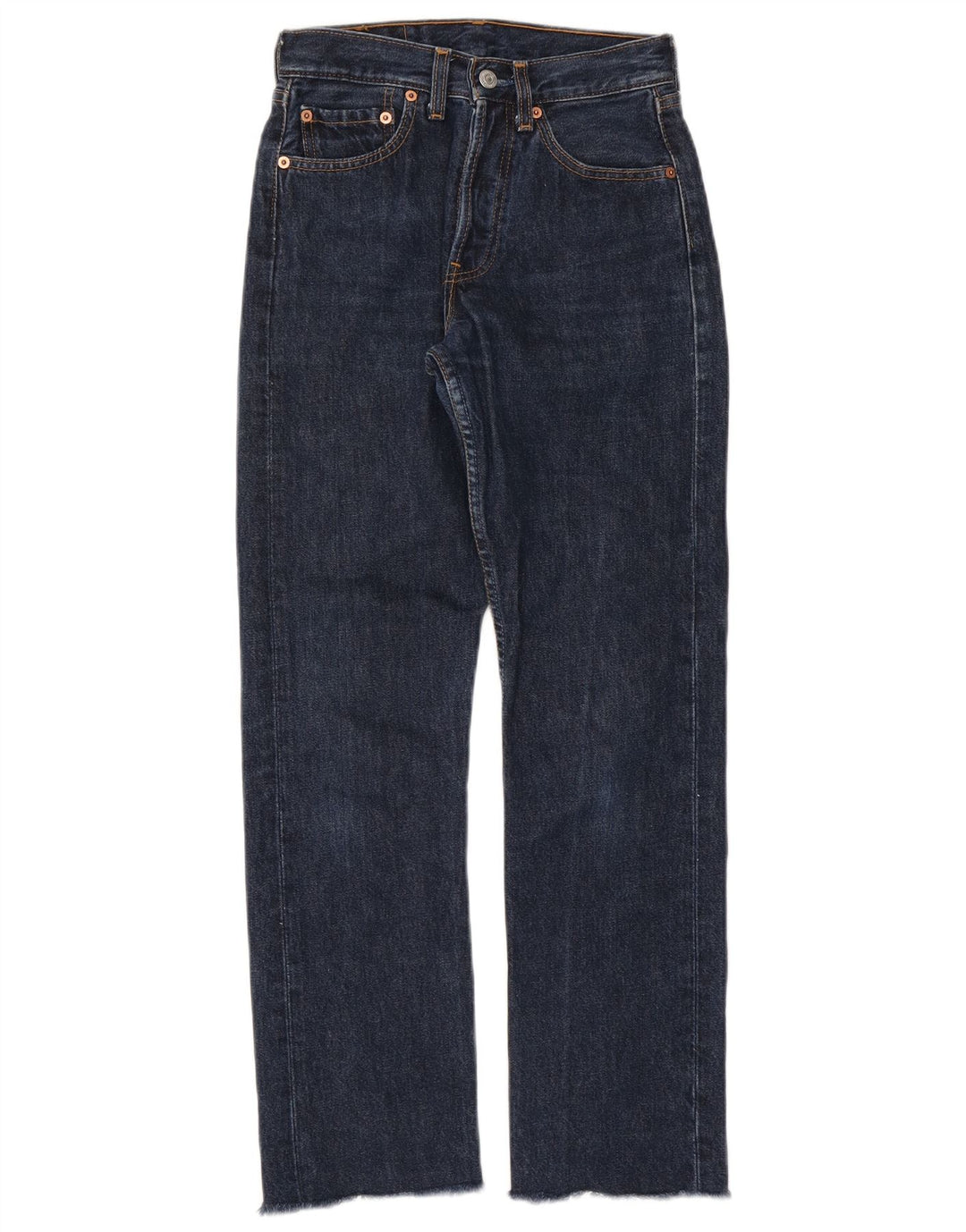 Levi's ženske 501 ravne traperice W26 L30 tamnoplave