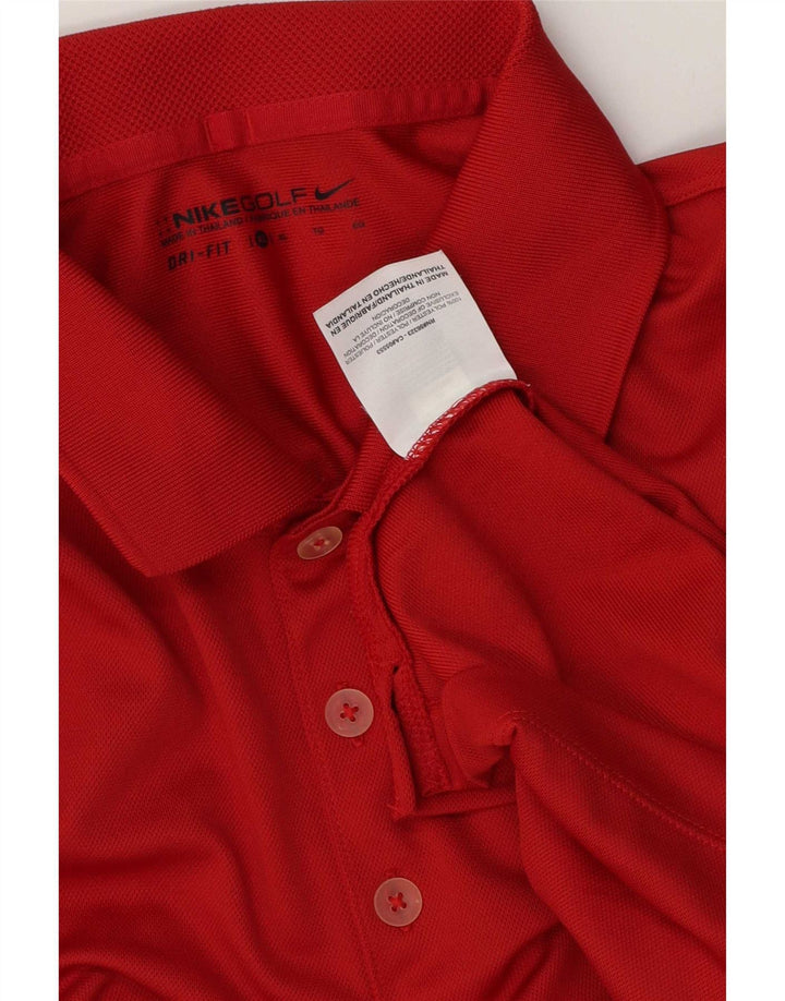 Nike muška polo majica Dri Fit XL crvena poliester