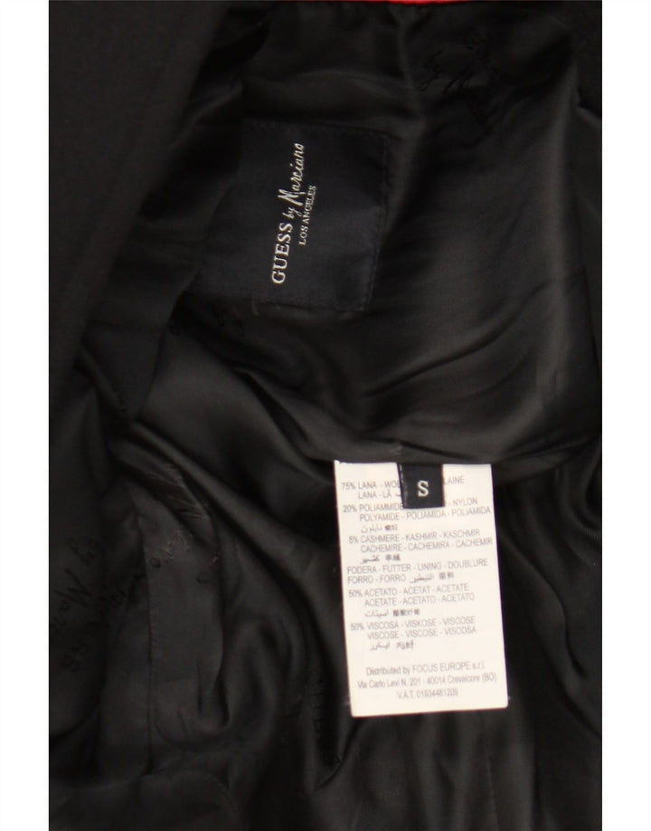 Muški kaput Guess By Marciano UK 36 Mala crna vuna