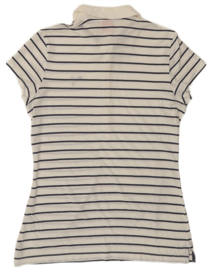 PUMA ženska polo majica UK 12 srednje bijele pruge