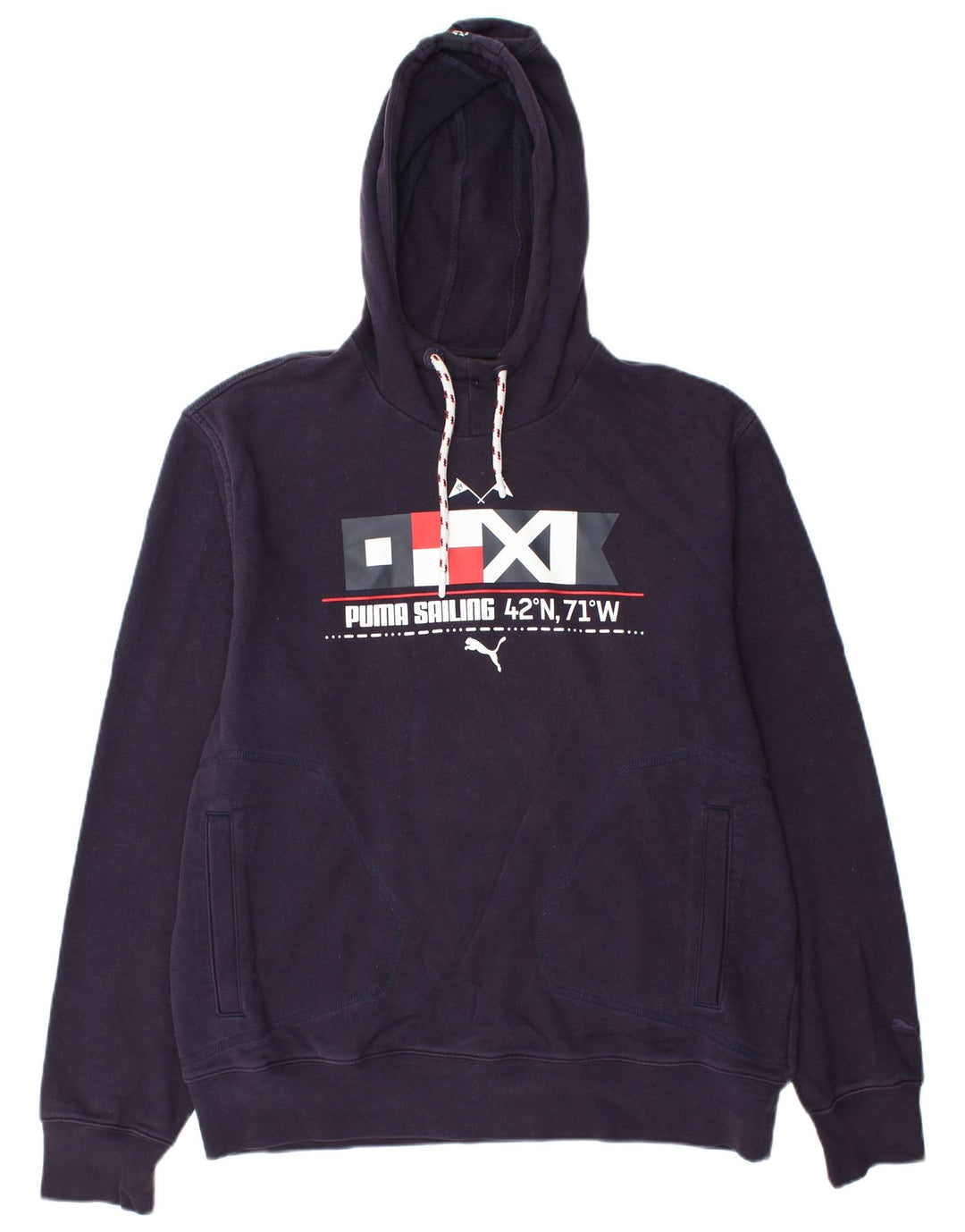 PUMA muška majica s kapuljačom XL ljubičasta