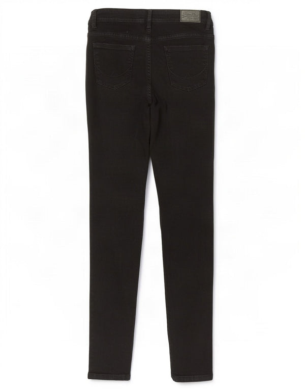 Superdry ženske traperice Alexia Jegging W28 L32 crni pamuk