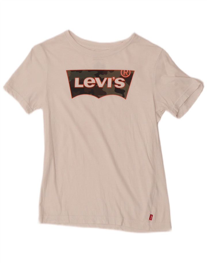 Gornja majica kratkih rukava Levi's Boys Graphic T-Shirt 11-12 Years Bijela