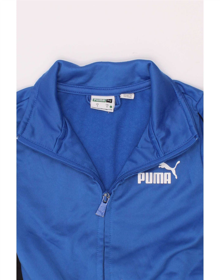 Puma Boys Gornja jakna trenirke 3-4 godine od poliestera plave boje