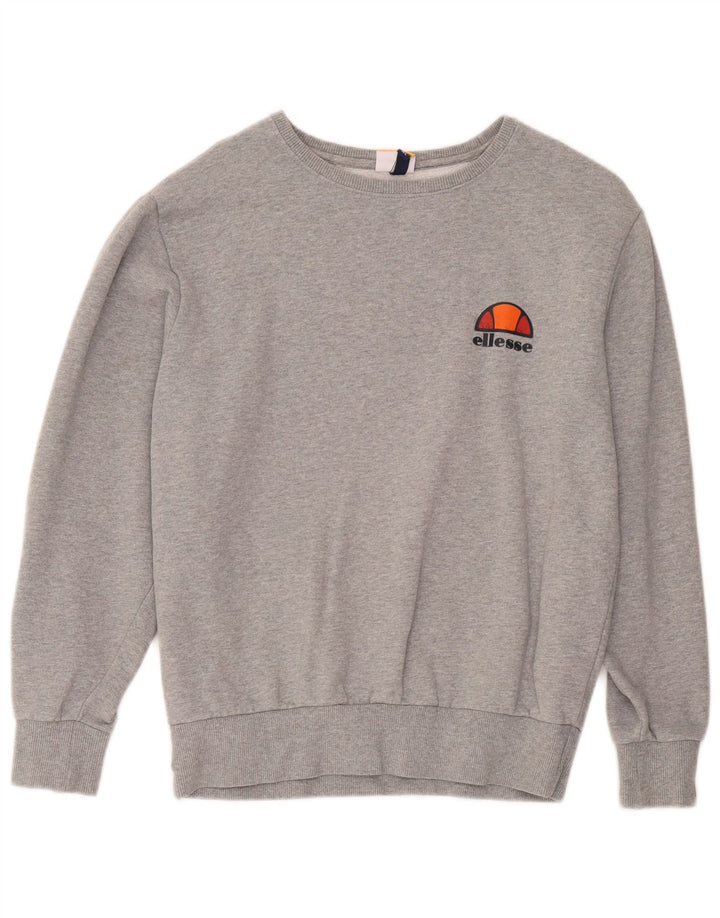 Ellesse ženski džemper UK 16 Veliki sivi pamuk