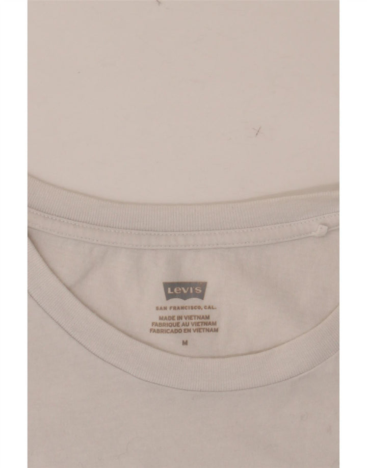 LEVI'S Ženska majica kratkih rukava s grafičkim motivima UK 14 Srednje bijela