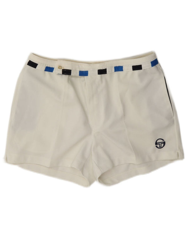Sergio Tacchini ženske chino kratke hlače IT 52 2XL W36 bijela boja