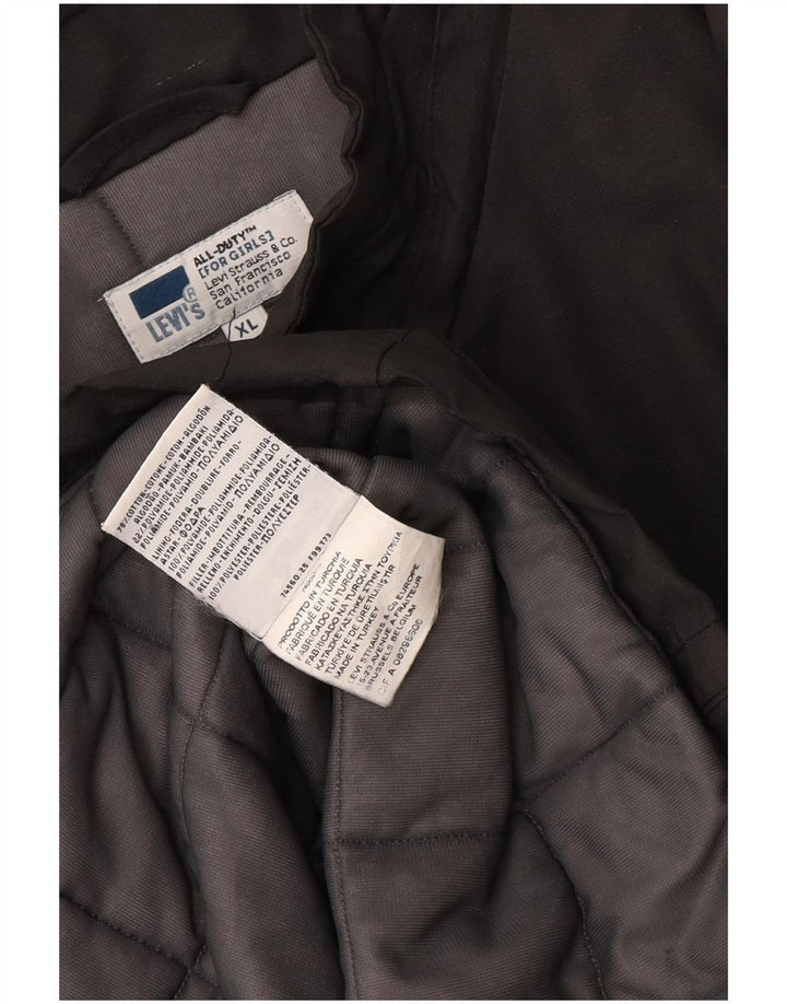 Levi's ženska vjetrovka UK 18 XL sivi pamuk