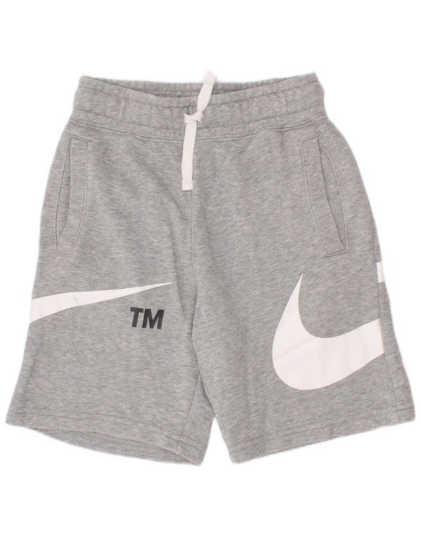 Nike Boys Graphic Sport Shorts 8-9 Years Small Grey Flecked Pamuk