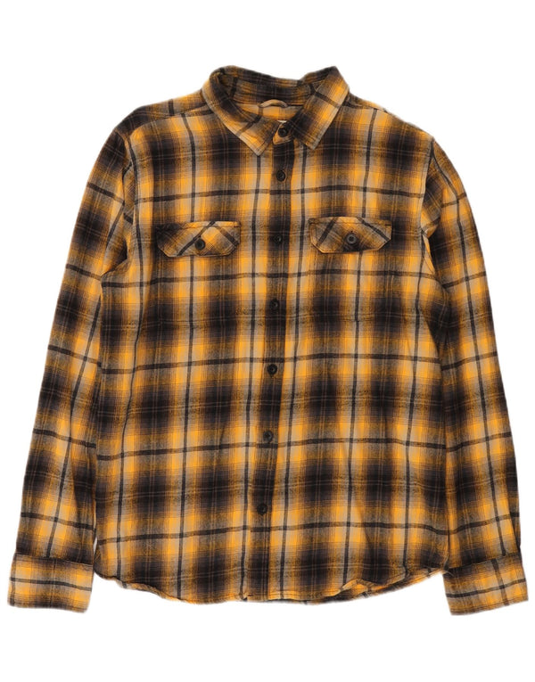 Mountain Warehouse muška flanelska košulja, veliki žuti karirani pamuk