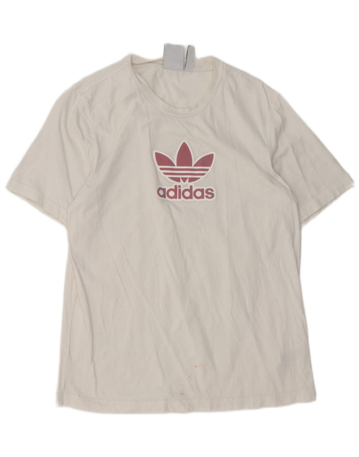 Adidas muška majica kratkih rukava s grafičkim motivima, srednji bijeli pamuk