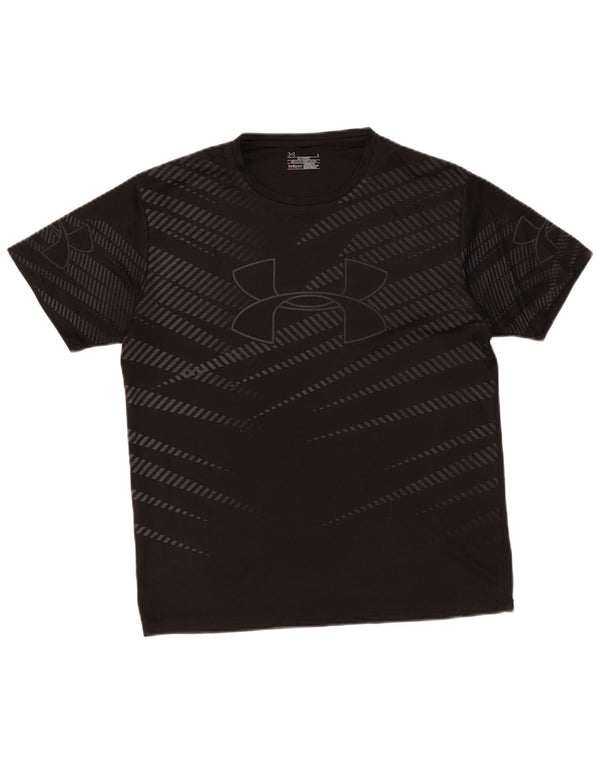 Under Armour Ženska majica kratkih rukava Heat Gear Graphic Top UK 16 Velike crne pruge
