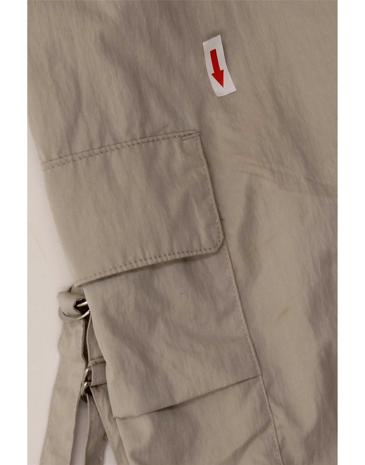 Zara ženske Joggers Cargo hlače XS W24 L29 sivi poliester