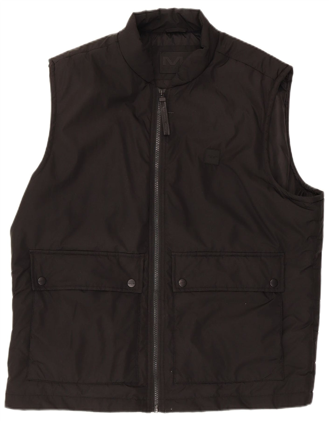 Michael Kors muška vjetrovka bez rukava jakna UK 40 velika crna poliester