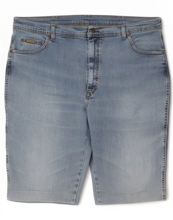 Wrangler muške rastezljive traper kratke hlače W44 2XL, plavi pamuk