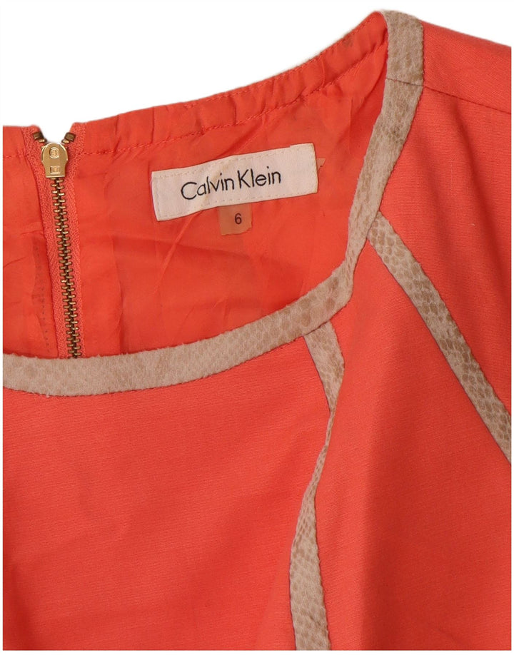 Calvin Klein ženska plašt haljina bez rukava US 6 srednje narančasta
