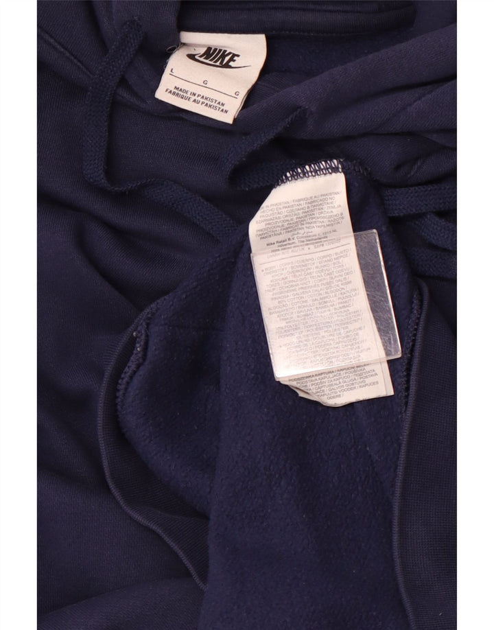 Nike muška majica s kapuljačom s kapuljačom, veliki tamnoplavi pamuk
