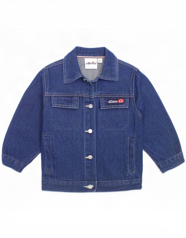 Ellesse Girls Graphic Denim jakna 2-3 godine tamnoplavi pamuk