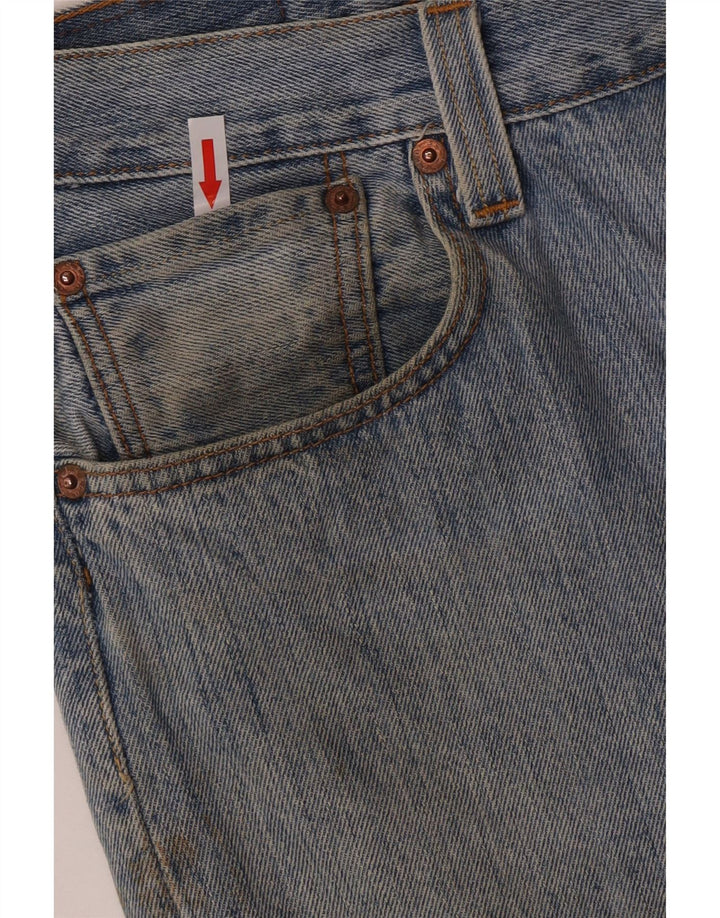 Levi's muške ravne traperice W34 L32 plavi pamuk