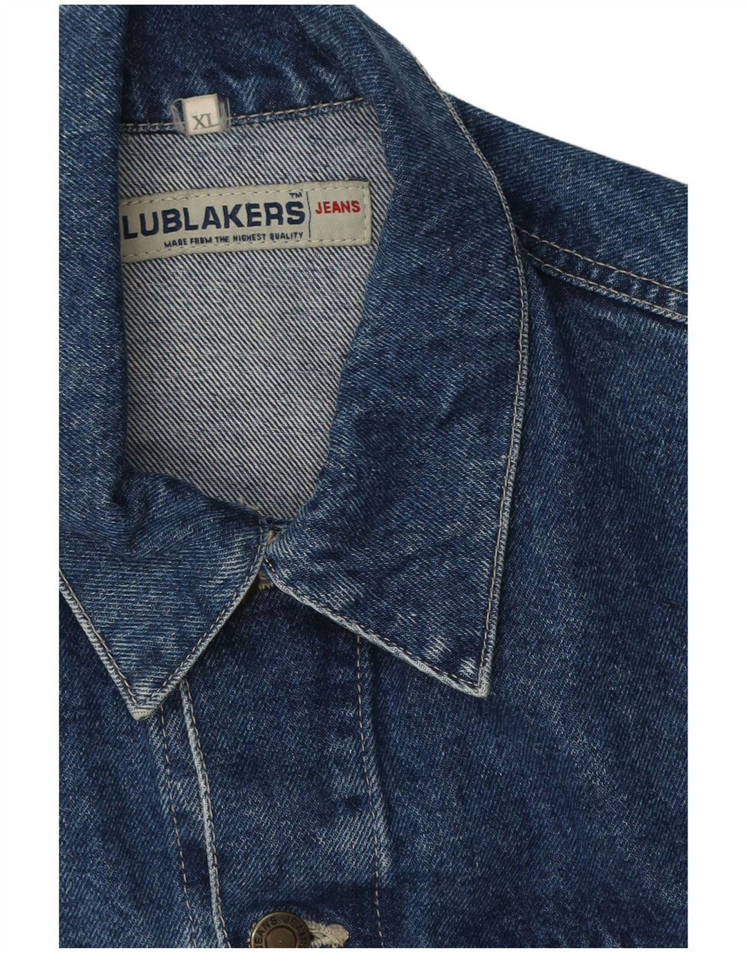 Vintage muška traper jakna UK 42 XL plava