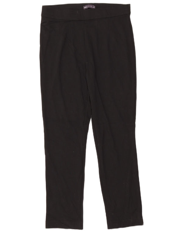 Marks & Spencer ženske tajice UK 12 srednje crne viskoze