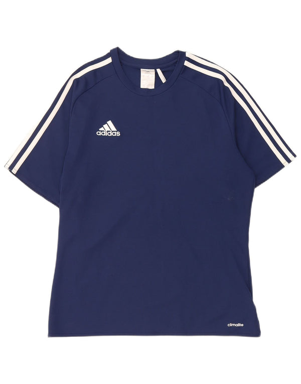 Adidas muška Climalite majica kratkih rukava, mali tamnoplavi poliester