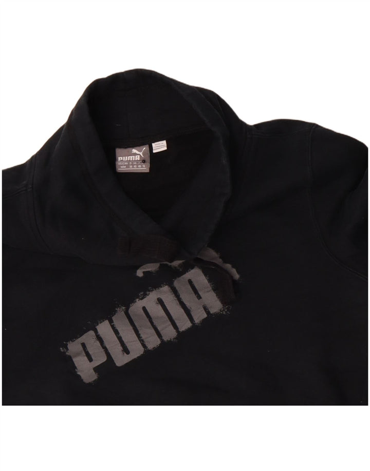 Puma ženski džemper s grafičkim motivima UK 12 srednje crne boje