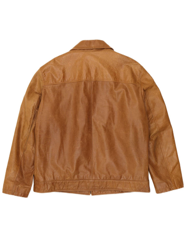 Mays & Rose muška kožna jakna UK 42 XL bež