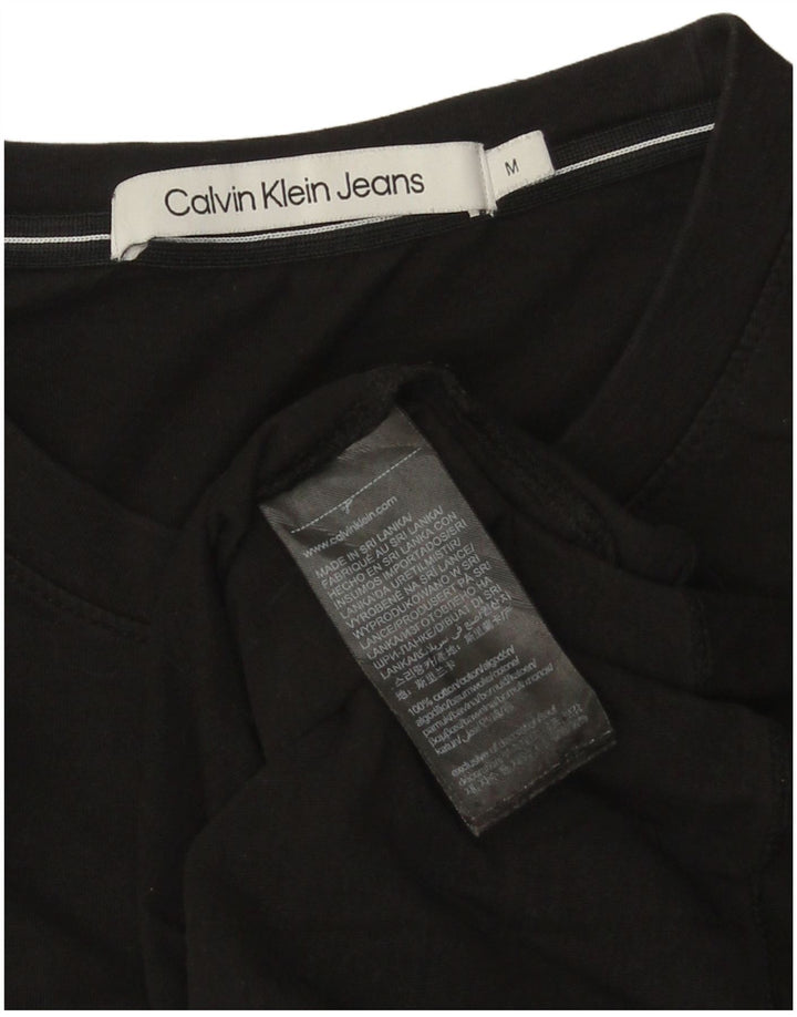 CALVIN KLEIN JEANS Muška majica kratkih rukava Srednji crni pamuk