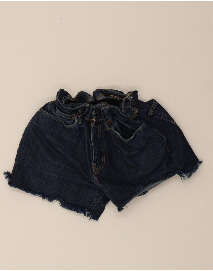 LEVI'S Womens Denim Shorts W31 Medium  Navy Blue Vintage Levi's and Second-Hand Levi's from Messina Hembry 