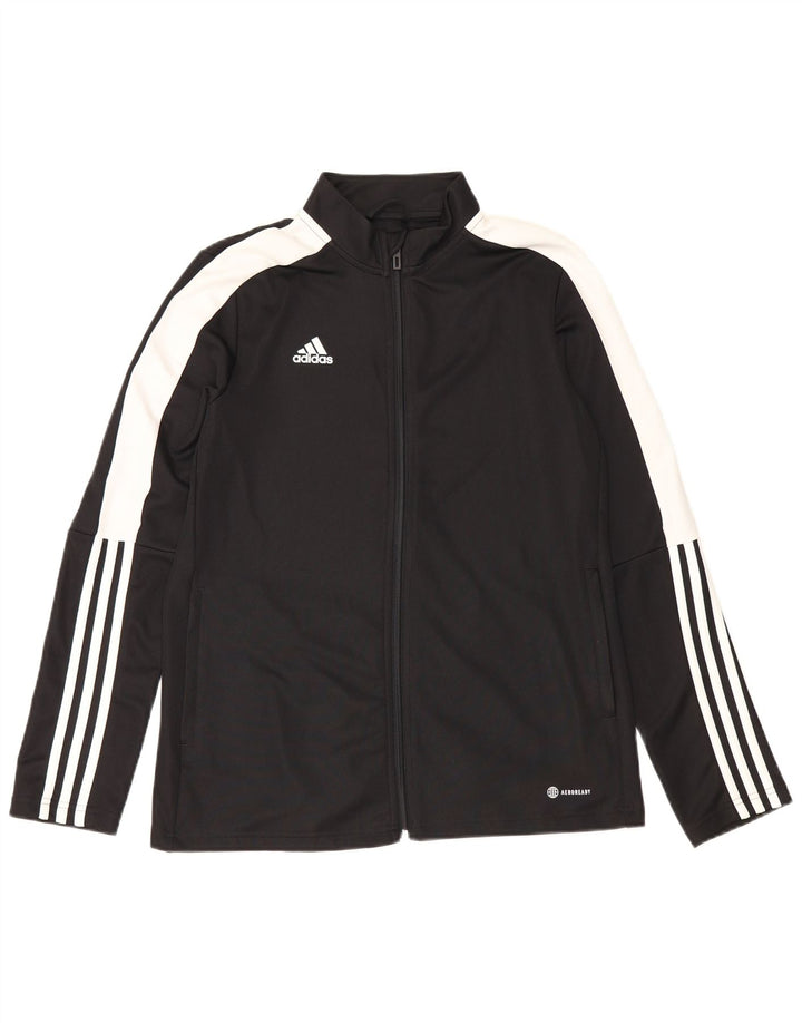 Adidas ženska trenirka Aeroready gornja jakna UK 16/18 veliki crni poliester