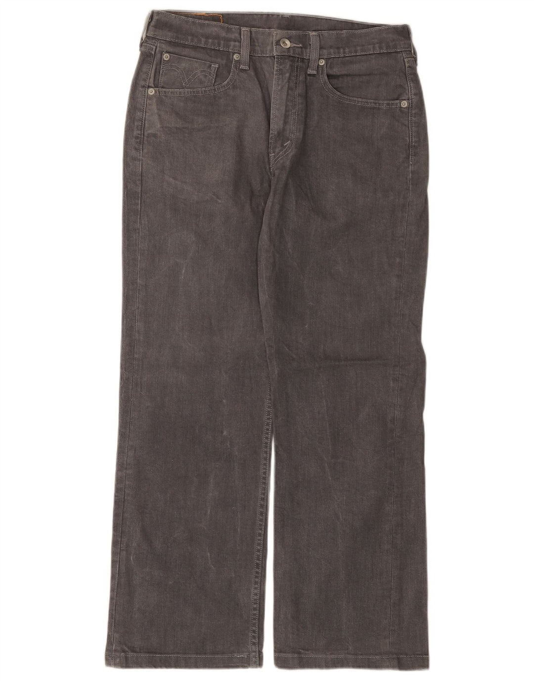Levi's muške 506 ravne traperice W32 L28 sivi pamuk