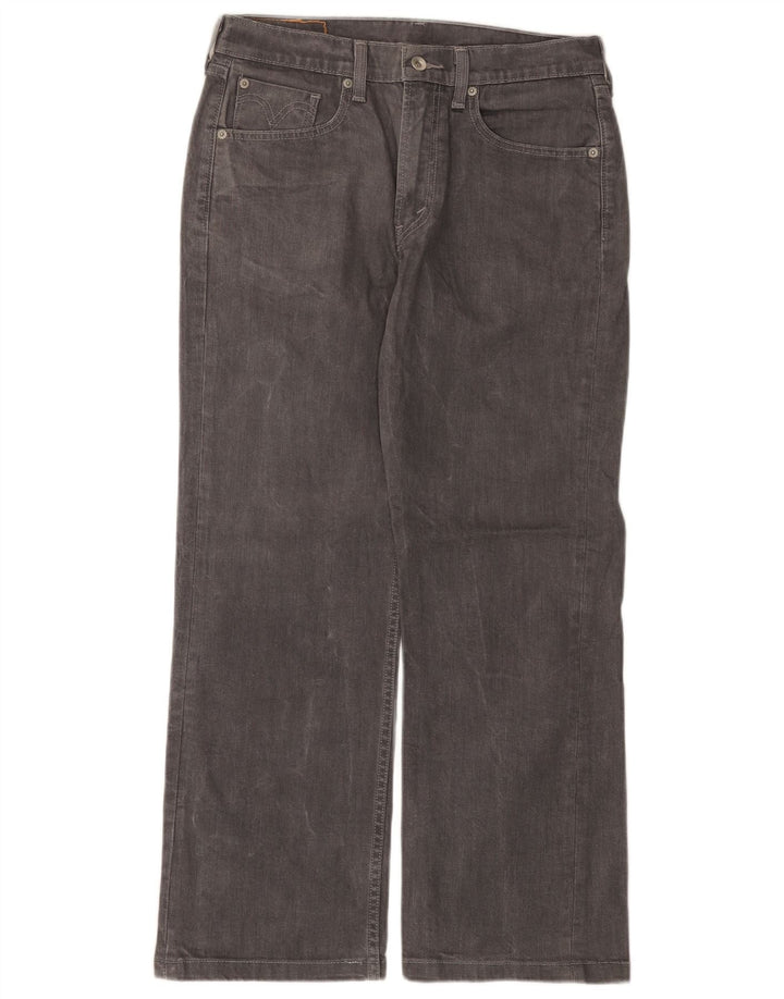 Levi's muške 506 ravne traperice W32 L28 sivi pamuk