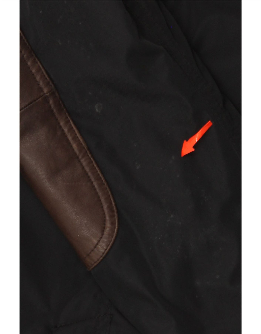 BARBOUR Muška pomoćna jakna UK 40 veliki crni poliester